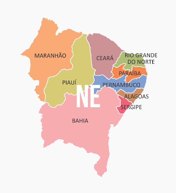 Combo Listas Região Nordeste