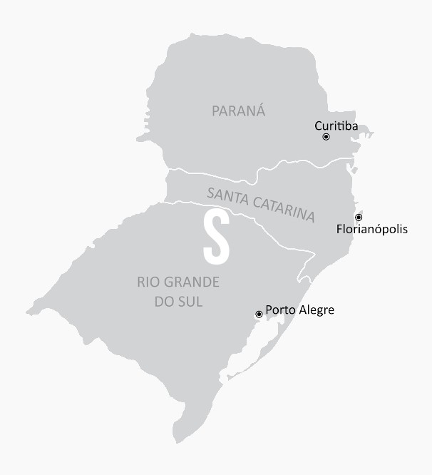 Combo Listas Região Sul